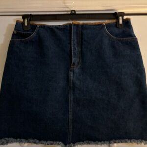 Bill Blass Dark Blue Mini Skirt